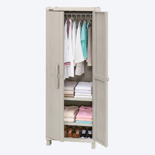 Armario para ropa Rattan Taupe de Rimax