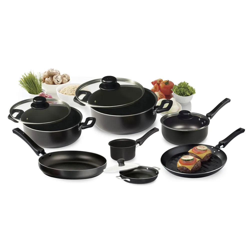 Batería antiadherente Aliada x 11 piezas de Universal. - Pa´la house