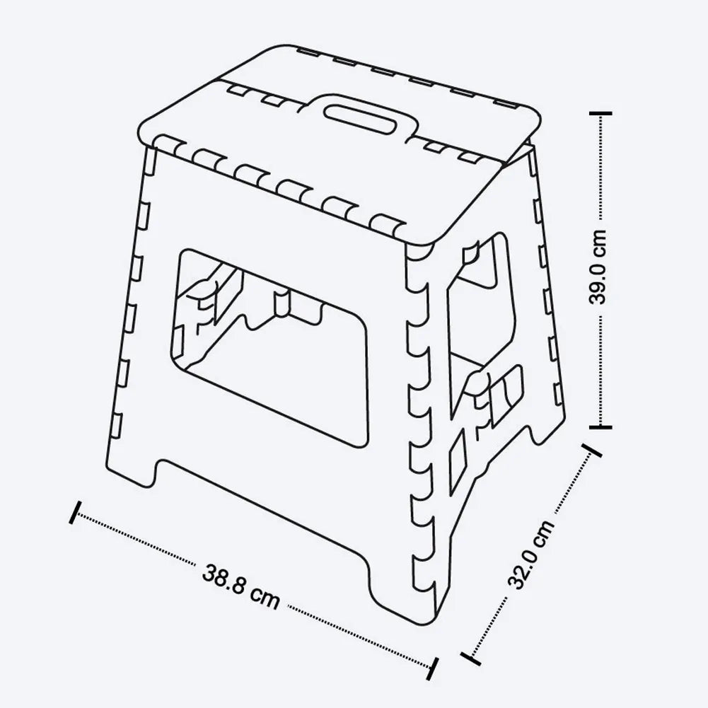 Butaco Plegable Grande Rimax – Resistente, Práctico y Portátil - Pa´la house