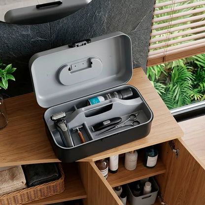 Caja Vanity Star Negra - Gris Metalizado de Rimax