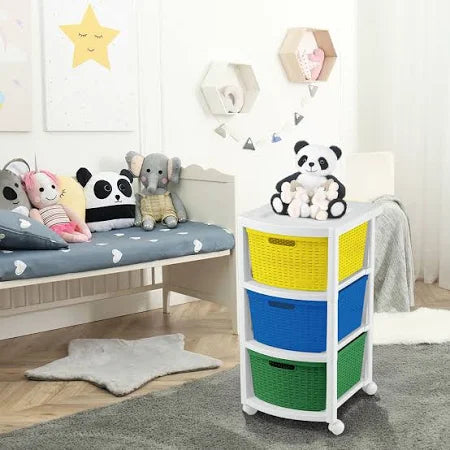 Cajonero Fique 3 gavetas infantiles de Rimax - Pa´la house