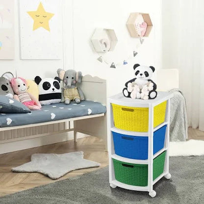 Cajonero Fique 3 gavetas infantiles de Rimax - Pa´la house