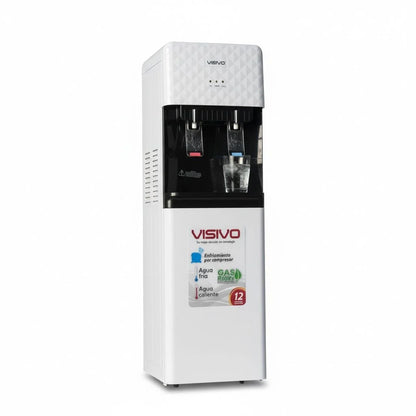 Dispensador de agua fría y caliente con nevera de Visivo. VWD-SR95G SS