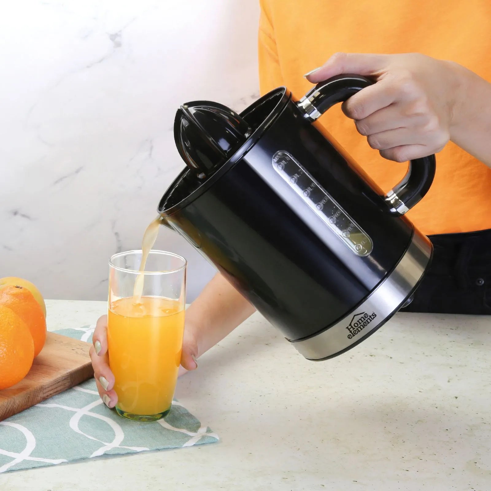 Exprimidor de jugo de 1.4 litros de Home Elements - Pa´la house