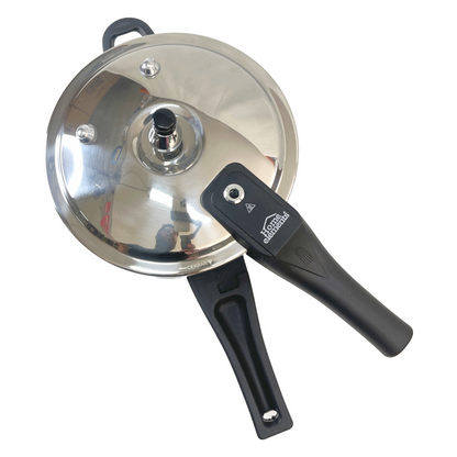 Olla a presión en acero inoxidable de 4.2 litros marca Home Elements - Aplica envío gratis a ciudades capitales.