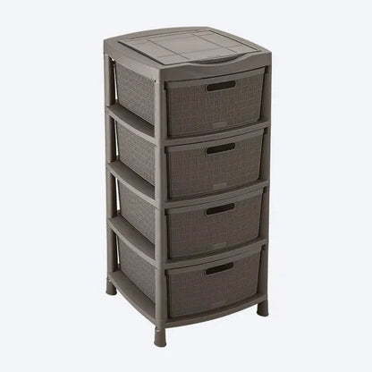 Gavetero Fique con 4 gavetas y tapa organizadora de Rimax - Pa´la house