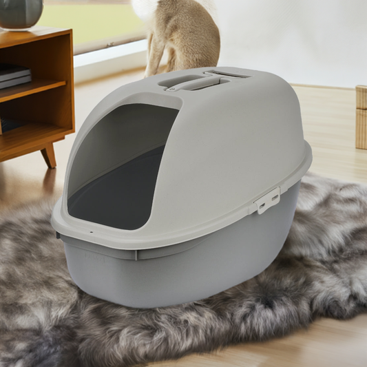 Arenero para gatos gris / gris oscuro de Rimax
