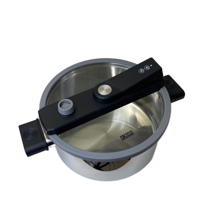 Olla profesional DKasa de cocción rápida con tapa de vidrio. - Pa´la house