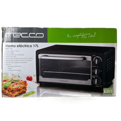 Horno eléctrico Recco de 17 litros