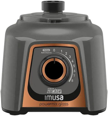 Licuadora Powermix Glass de 8 vel con vaso de vidrio de Imusa