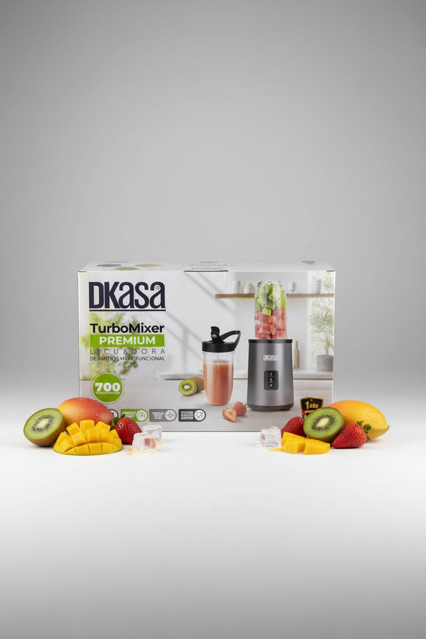 Licuadora Turbomixer Premium de Batidos Multifuncional Dkasa