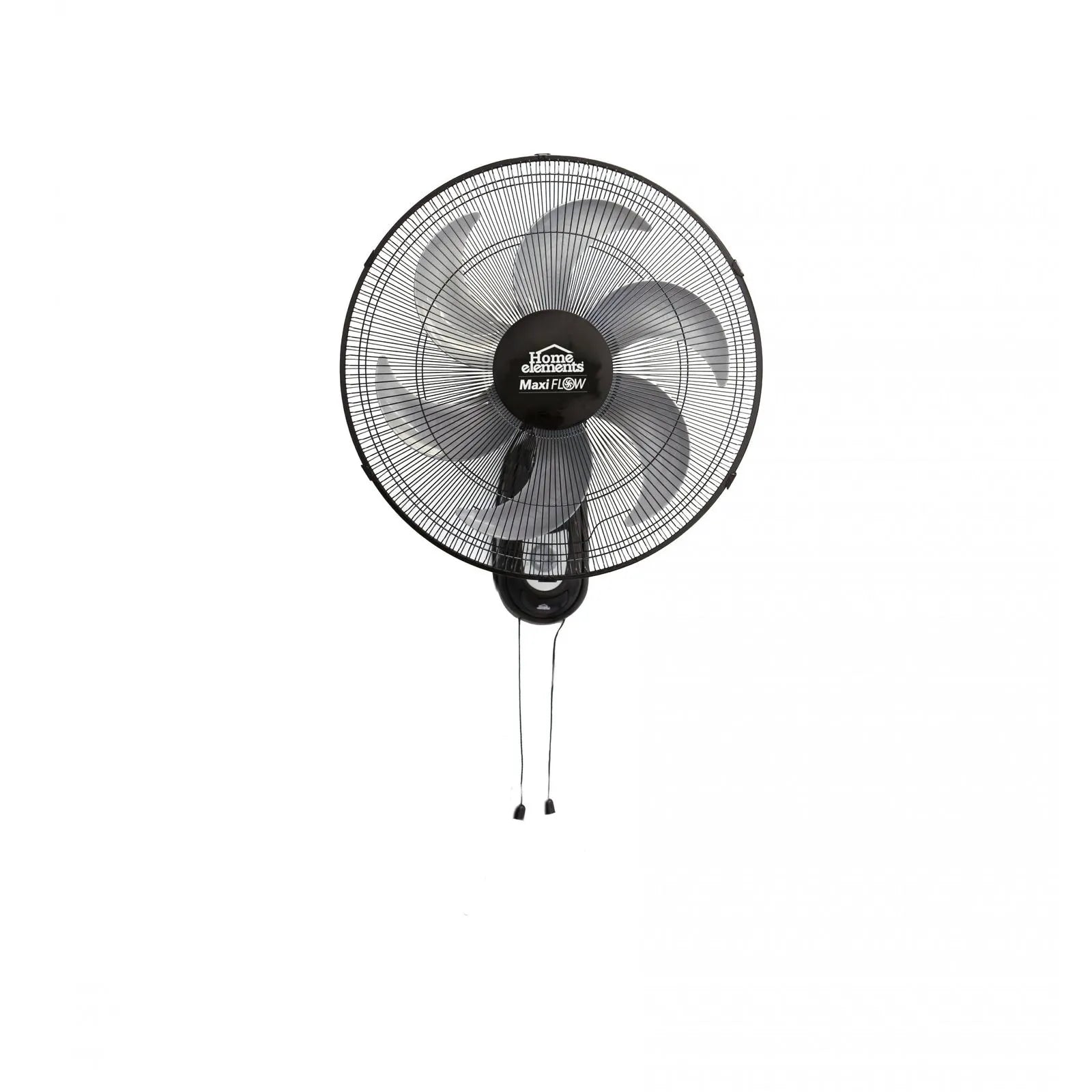 Ventilador de pared 16p Maxi Flow negro de Home Elements