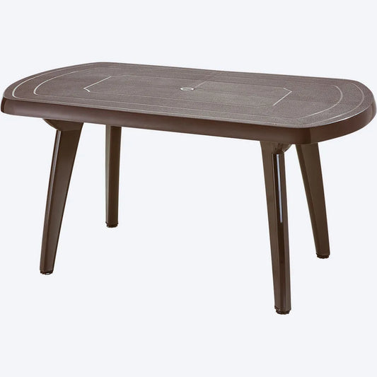 Mesa lotus  de tamaño familiar ideal para 6 puestos