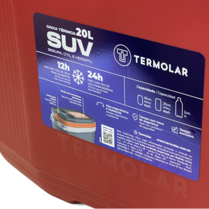 Nevera Termolar 20 Litros – Portátil y Resistente - Pa´la house