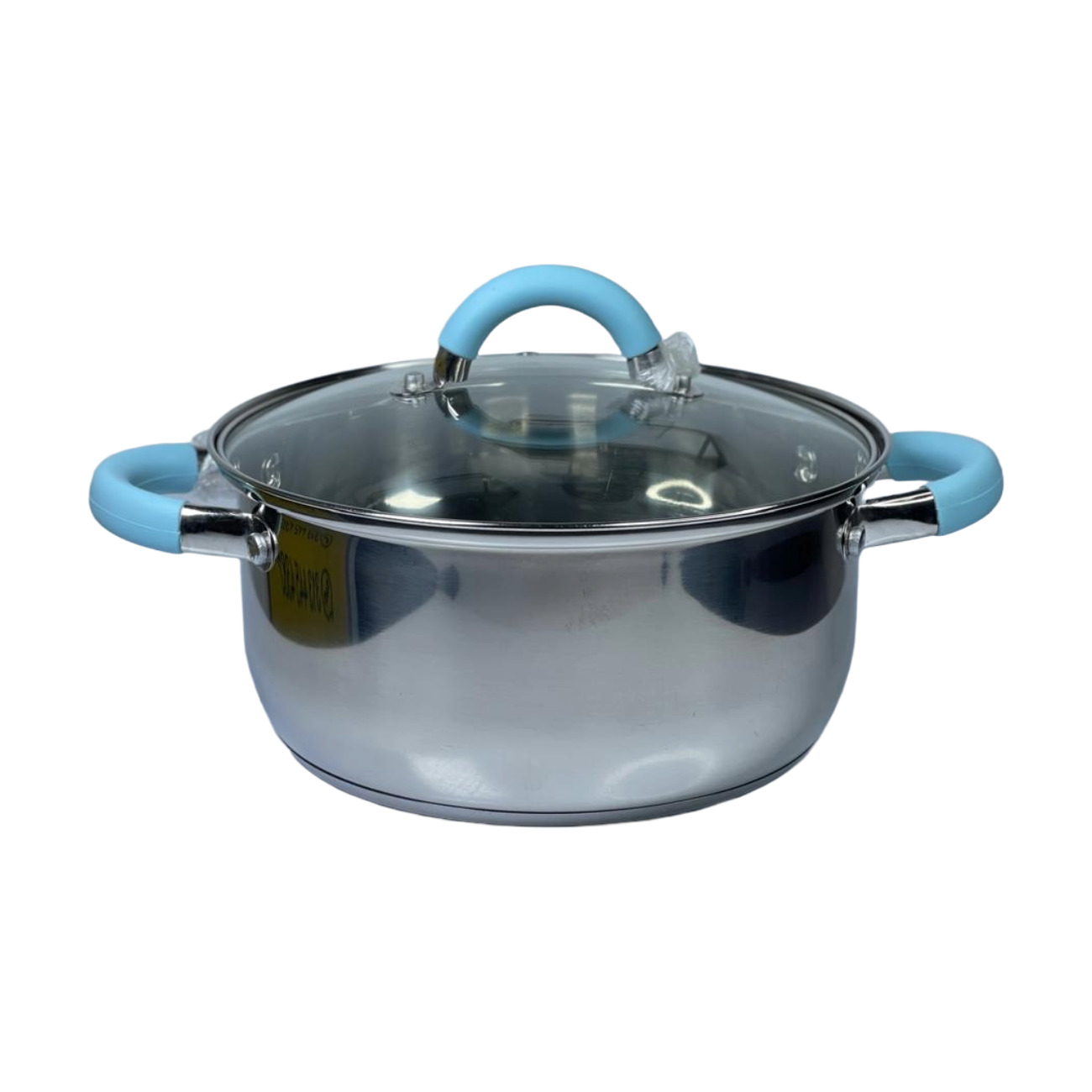 Olla en acero inox de 22cms con tapa de vidrio de Behome - Pa´la house