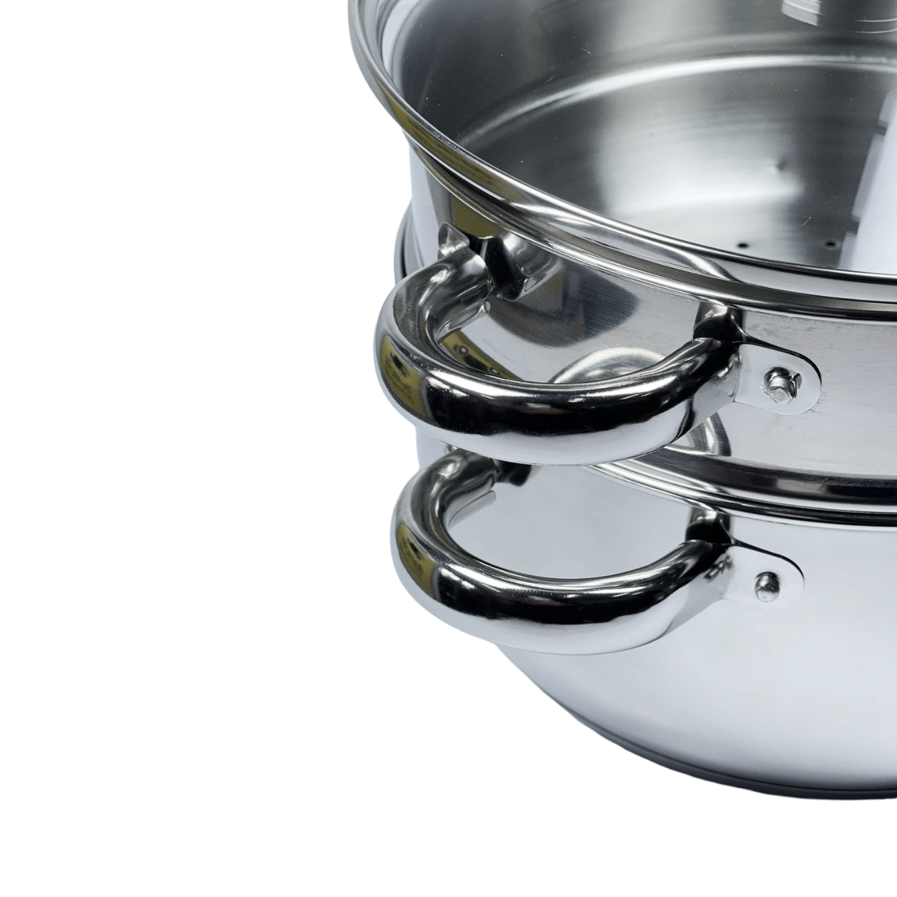 Olla Vaporera Premium Dkasa 2.9 Litros en Acero Inoxidable con Tapa de Vidrio - Pa´la house