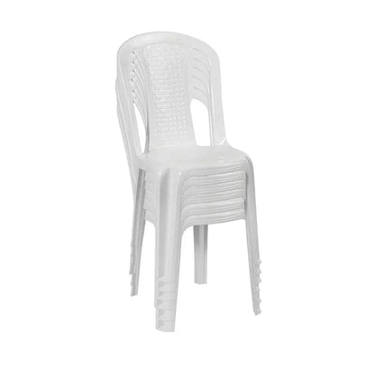 Silla Bambú blanca de Vanyplas. - Pa´la house