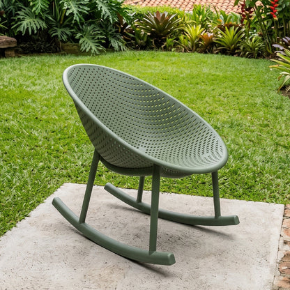 Silla mecedora OVO de Colplast