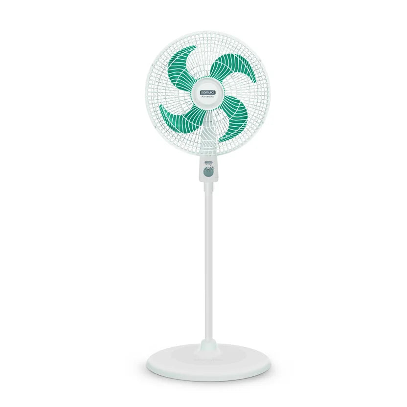 Ventilador de pedestal 16p Air Maxx blanco de Samurai