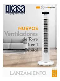 Ventilador de torre 3 vel. con control de 45W DKASA